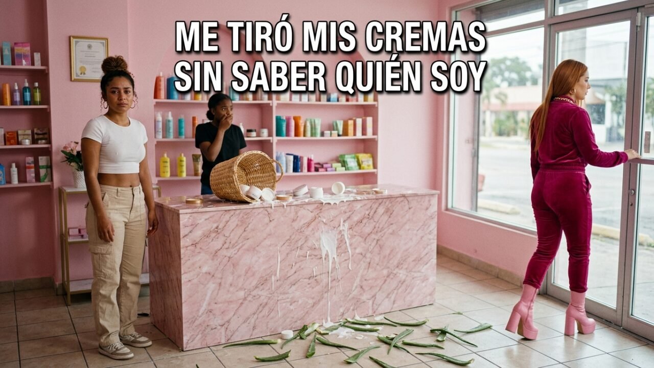 Le cobré doce cremas a una clienta y las tiró en mi mostrador sin saber que la tienda es mía