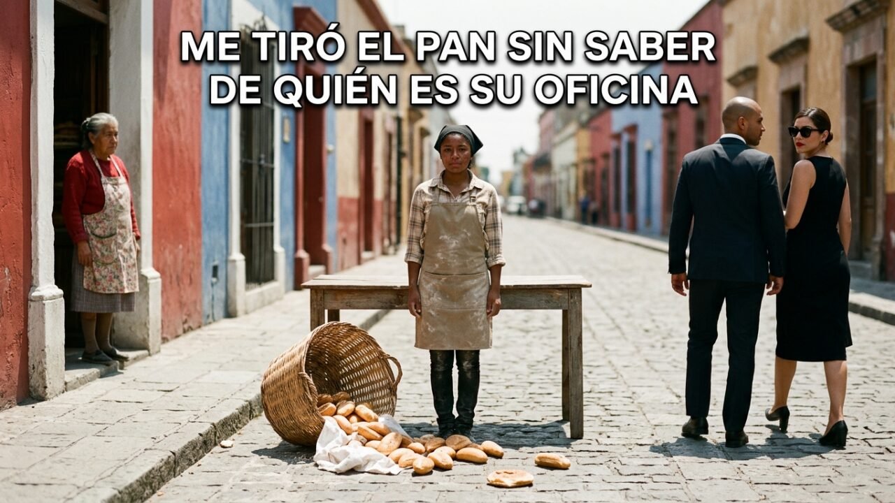 Le cobré mi pan a un presumido que tiró mi canasto sin saber que su oficina es de mi abuela
