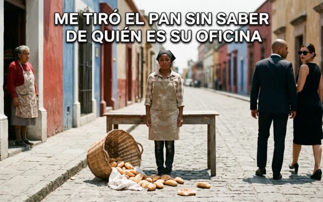 Le cobré mi pan a un presumido que tiró mi canasto sin saber que su oficina es de mi abuela
