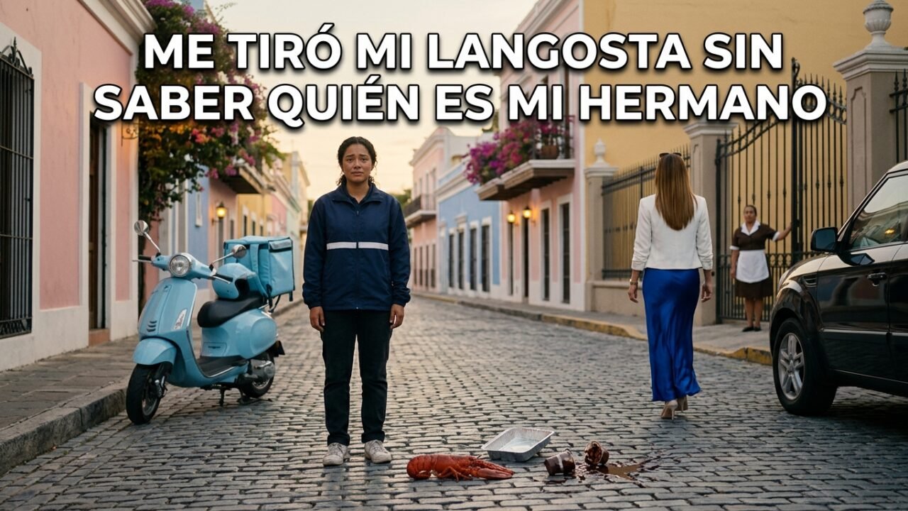 Le cobré una langosta a una rica que la tiró al suelo sin saber que mi hermano es fiscal