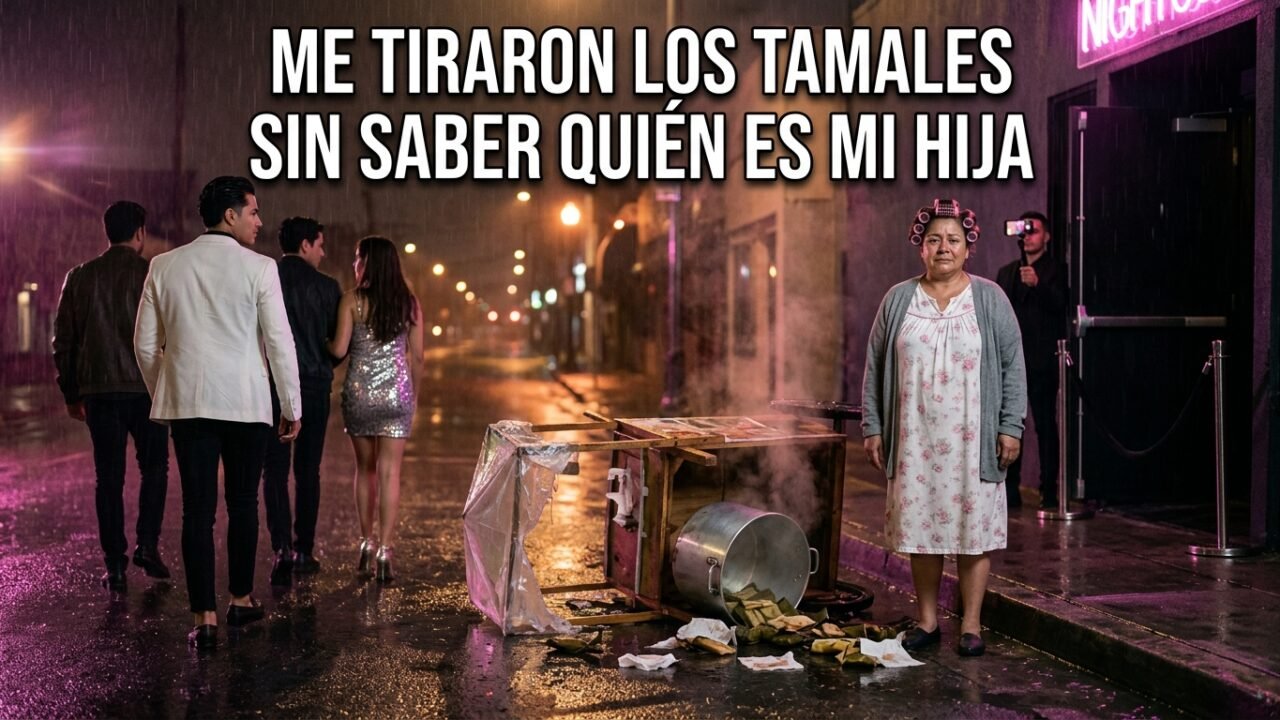 Unos ricos destrozaron mi puesto de tamales por cobrarles sin saber que mi hija es dueña del club