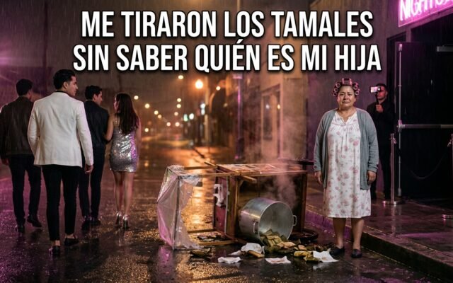 Unos ricos destrozaron mi puesto de tamales por cobrarles sin saber que mi hija es dueña del club